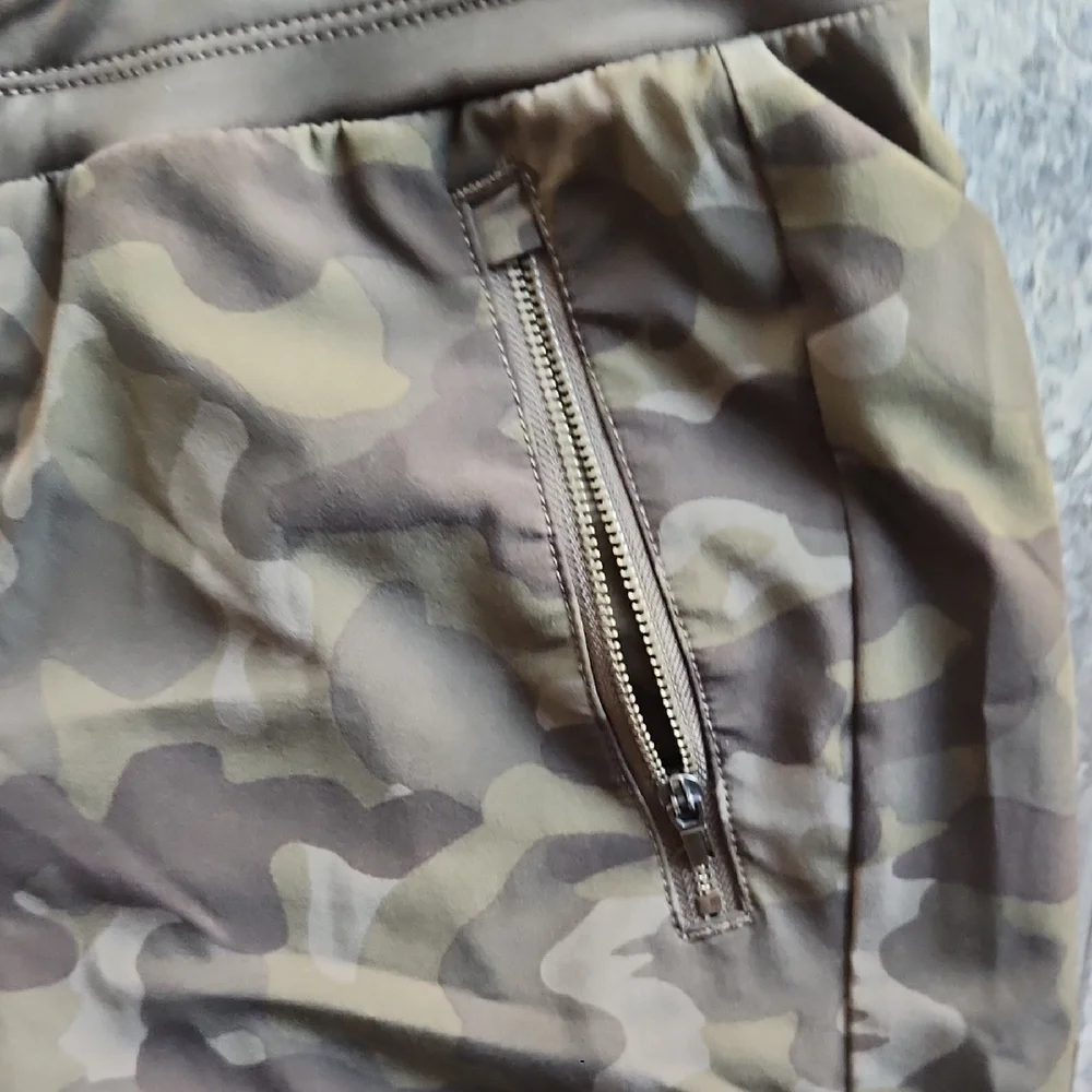 MARRAKECH Olive Camo Track Joggers with Drawstring Waist - Picture 3 of 5